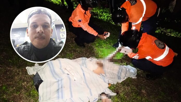 Gleiber Orellana, de 32 años, se trasladaba con una mujer quien resultó lesionada