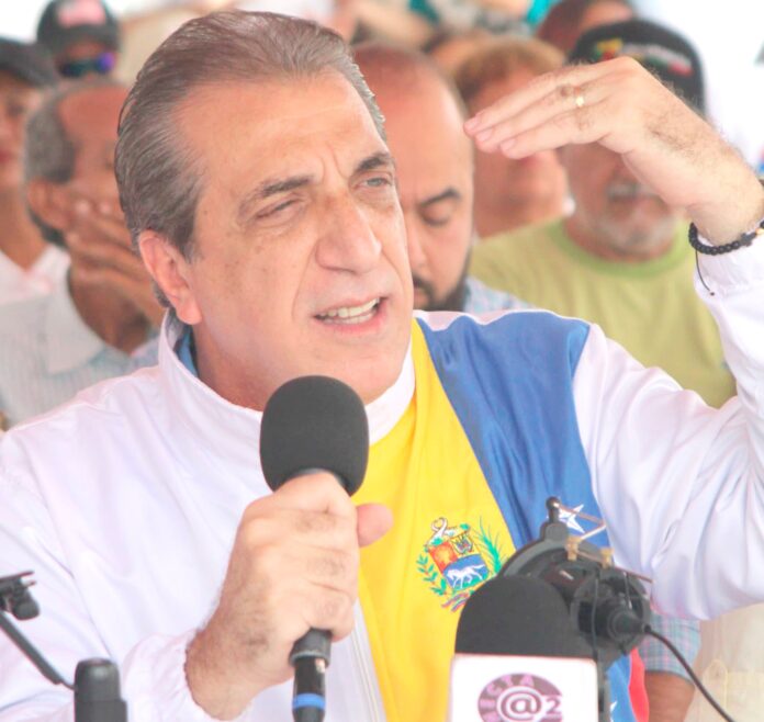Pilieri fue detenido en la ciudad de Caracas, luego de salir de una concentración opositora