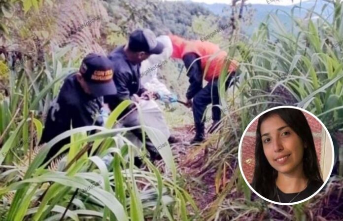 Su cadáver estaba en estado de descomposición y se encontraba en la profundidad de un barranco Foto cortesía Espiga Noticias