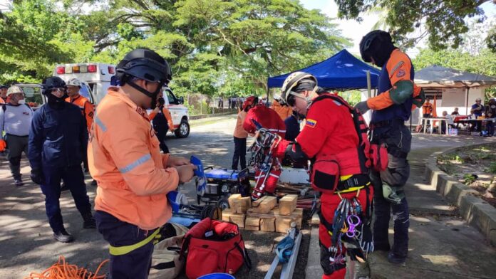 Equipos se prepararon para aplicar todas las técnicas necesarias en la labor de rescate
