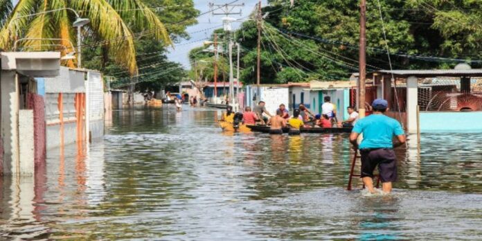 El afluente alcanzó este domingo los 18,04 metros sobre el nivel del mar