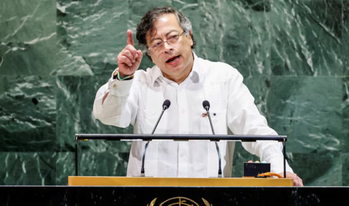 Gustavo Petro en la Asamblea General de Naciones Unidas, en Nueva York