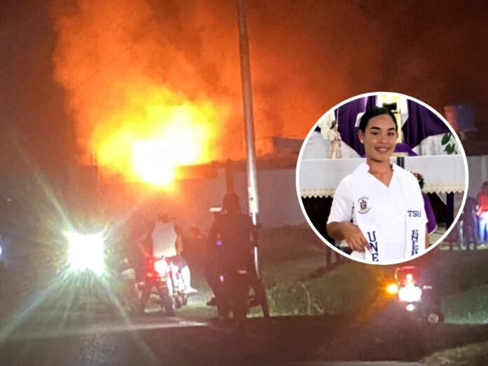 El sujeto habría rociado de gasolina a la joven , durante una discusión