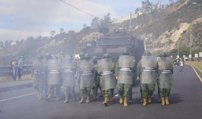 Gobierno de Ecuador ha tomado medidas para que cesen las protestas