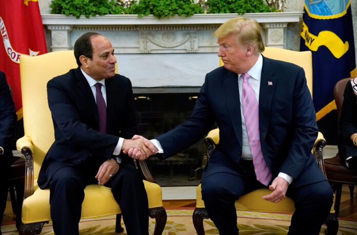 Trump encabezará el evento junto al presidente egipcio Abdel Fattah El-Sisi