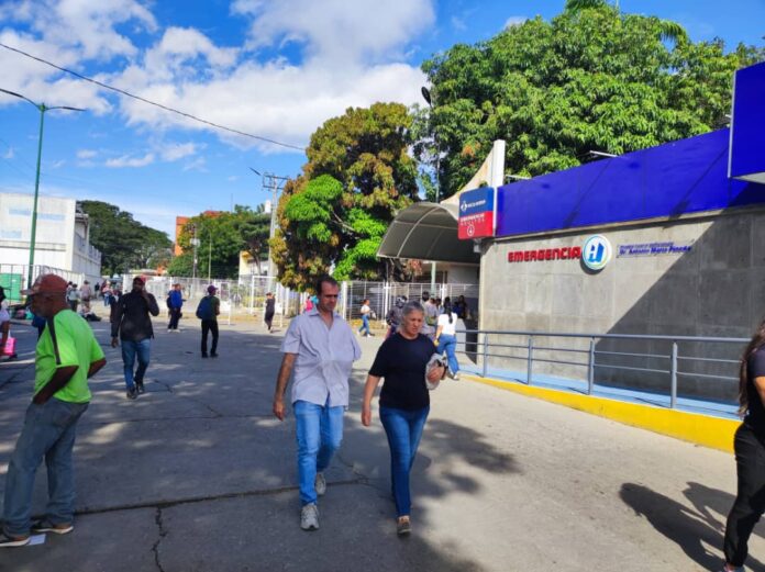 El efectivo está en el Hospital Antonio María Pineda, de Barquisimeto, a donde fue trasladado el lunes en la tarde