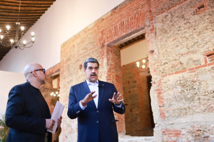 Maduro transmitió programa desde el Cuartel de San Carlos