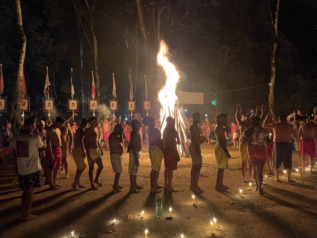 Parte de la preparación para el Baile en Candela Foto Aliria Quevedo