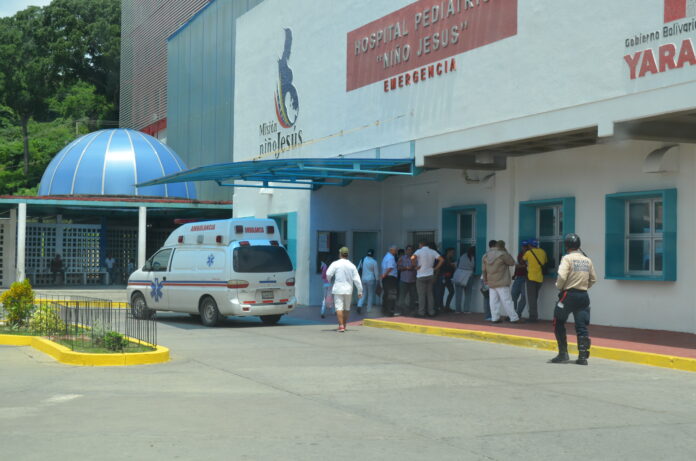 La niña permanece recluida en el Hospital Pediátrico Niño Jesús de San Felipe