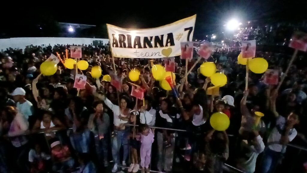 El público aupó a sus candidatas