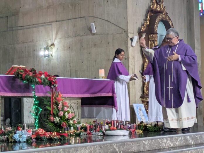 Desde la Catedral, en el municipio San Felipe, llamaron a vivir la esencia de la Navidad llenos de fe, unión y espiritualidad