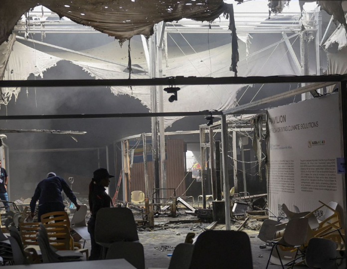 Las causas y el origen del incendio aún son desconocidas, así como el alcance de los daños.