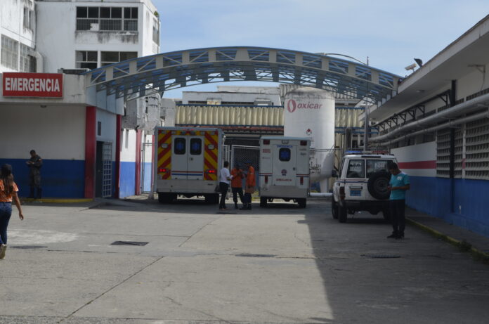 El herido permanece recibiendo atención médica en el Hospital Central de San Felipe