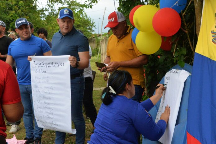 El ministro Ángel Prado y el enlace regional del PSUV Leonardo Intoci lideran el proceso en el estado