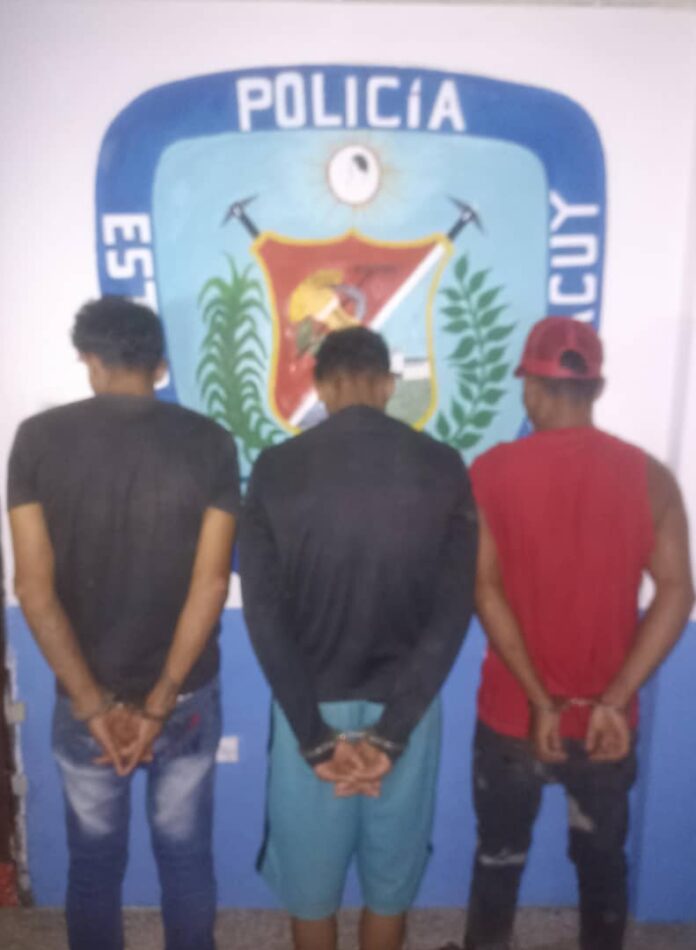 Los sujetos fueron detenidos en Higuerón, municipio San Felipe