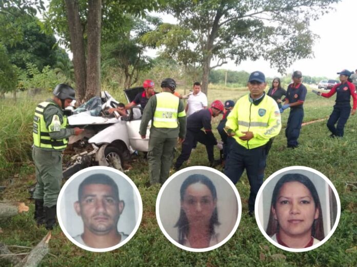 Los tres cuerpos fueron trasladados por sus familiares para darles cristiana sepultura