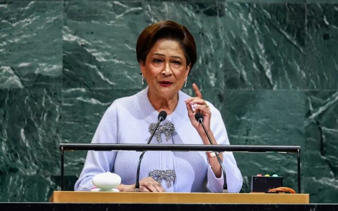 Kamla Persad-Bissessar, primera ministra de Trinidad y Tobago