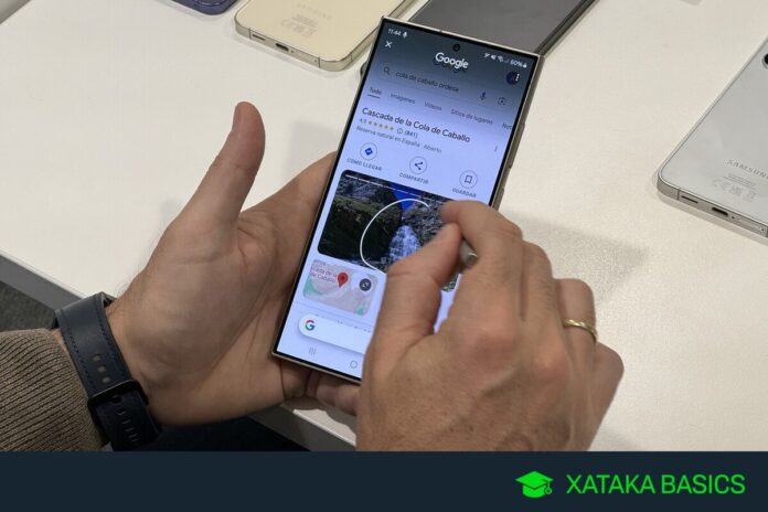 Se trata de un nuevo método para realizar búsquedas a partir de una imagen que estés viendo en la pantalla de tu móvil