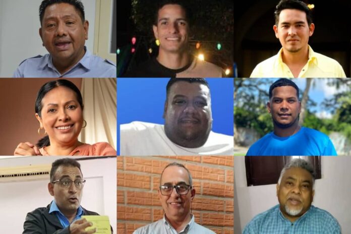 Entre los detenidos figuran dirigentes, defensores de DDHH y familiares de los mismos