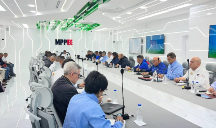 La reunión de Corpoelec estuvo encabezada por el ministro de Energía Eléctrica Jorge Márquez