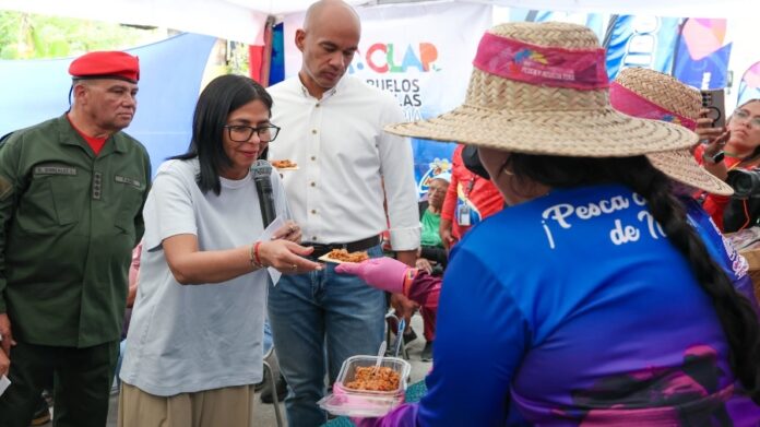 Rodríguez asistió a jornada de atención integral y alimentación desplegada en la parroquia Petare, estado Miranda