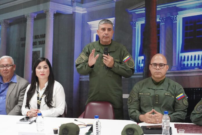 G/D José Freitas Gómez presidió la reunión reunión semanal del Estado Mayor de Seguridad