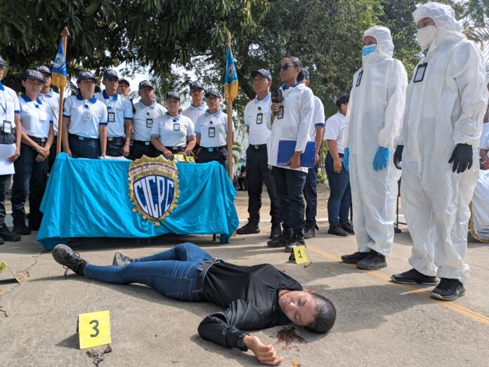 El grupo de Investigación Penal y Criminalística dramatizó un sitio del suceso