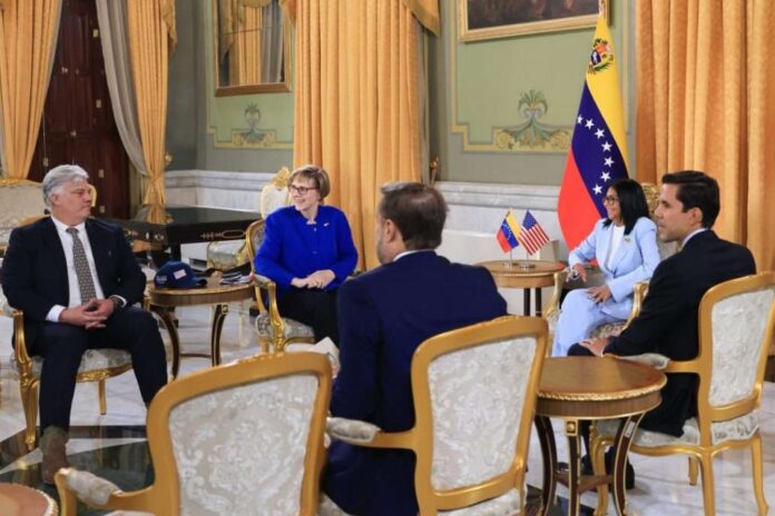 Destacaron que esta visita técnica y política da continuidad a la hoja de ruta establecida entre Caracas y Washington