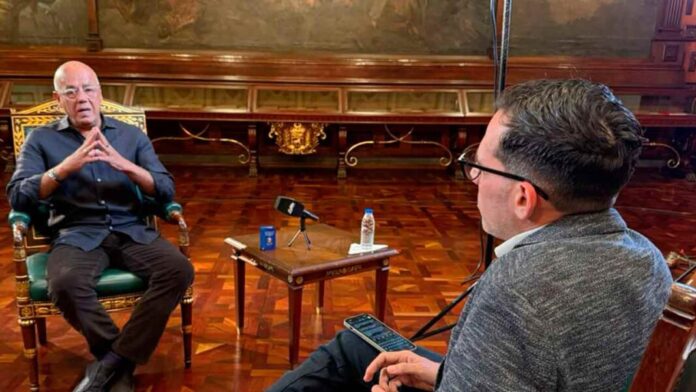 El Presidente de la Asamblea Nacional concedió una entrevista al periodista Luis Olavarrieta