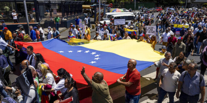 Protestaron por cuarta vez en Caracas en lo que va de año