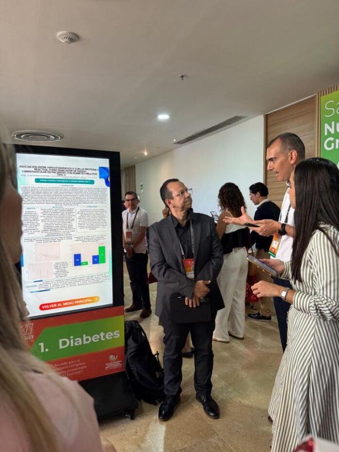 El especialista se distinguió como el único venezolano en presentar y defender un trabajo de investigación científica ante la Asociación Colombiana de Endocrinología.