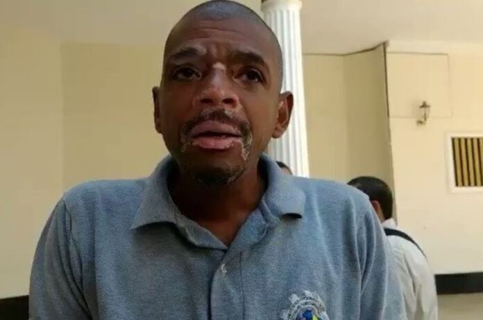 José Patines, secretario general del Sindicato de la Cancillería y miembro de la Coalición Sindical Nacional