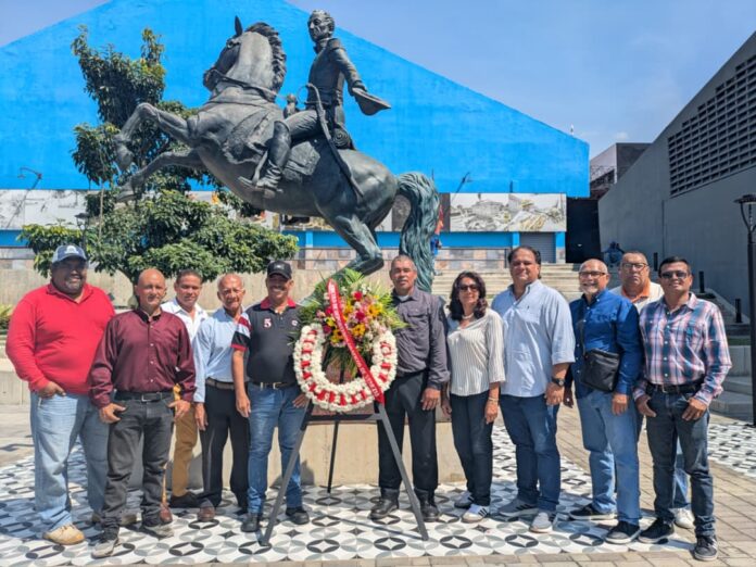El acto fue en la Plaza Bolívar en el municipio Independencia.