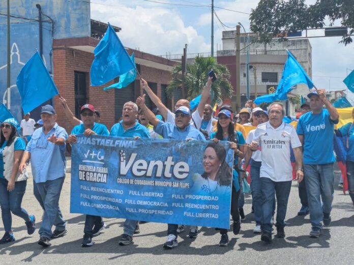 Luis Camacaro, coordinador estadal de Vente, dijo que se sentía satisfecho por todos los logros de la organización política que arriba a un nuevo año.