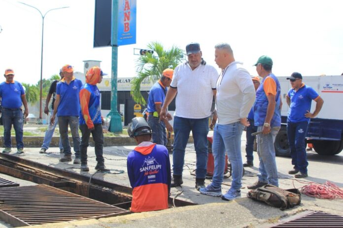 El alcalde Rogger Daza anunció que es una rehabilitación integral y que de manera progresiva irán atendiendo el resto de los drenajes superficiales.