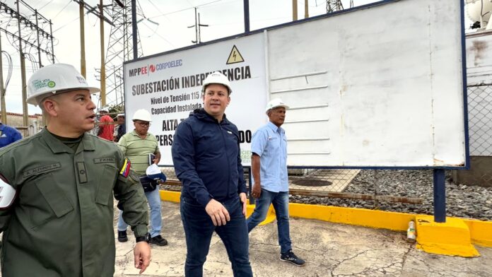 El gobernador hizo los anuncios desde la Subestación Independencia