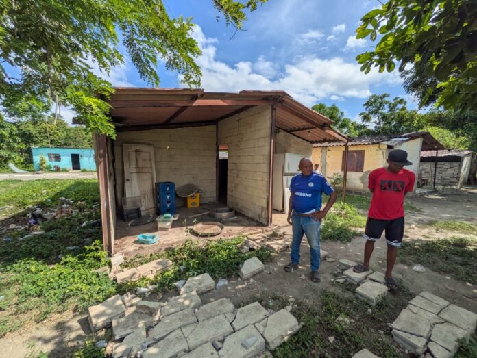 En Palmarejo hay tres casas que no están habitables, perdieron varias paredes y tienen grietas