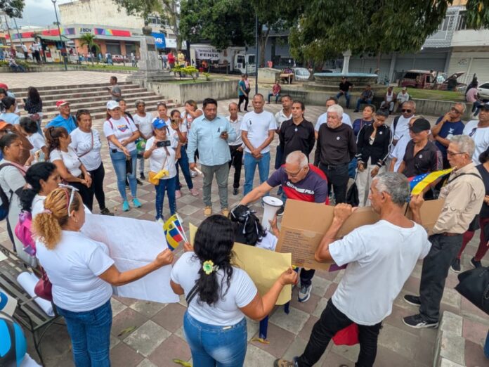 La actividad fue en la Plaza Junín y estuvo organizada por el movimiento Yaracuy en Transición