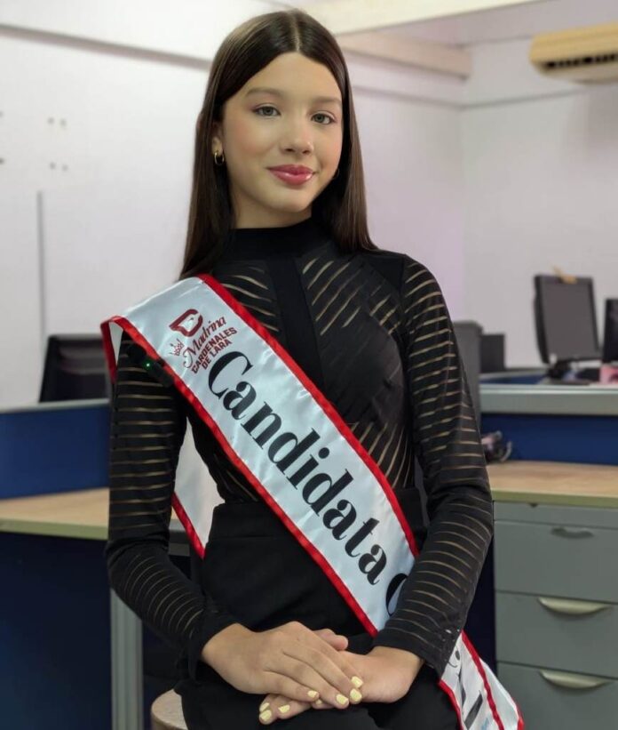 La bella jovencita de 12 años dijo que estas semanas han sido de mucha preparación y eventos importantes como la imposición de bandas