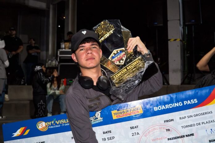 Sobre el torneo de plazas, el rapero de 18 años es el primer yaracuyano en conquistar este premio