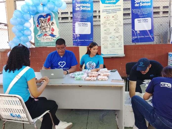 Durante la actividad les entregaron a más de 50 pacientes con diabetes tipo 1 diferentes insumos médicos para el control diario de esta condición