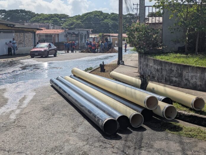 La avería se ubica en la avenida principal a la altura de la transversal 10