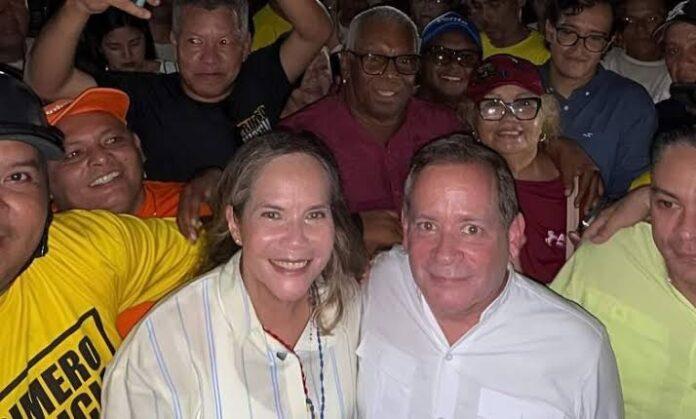 La dirigente regresó a Venezuela después de dos años fuera del país